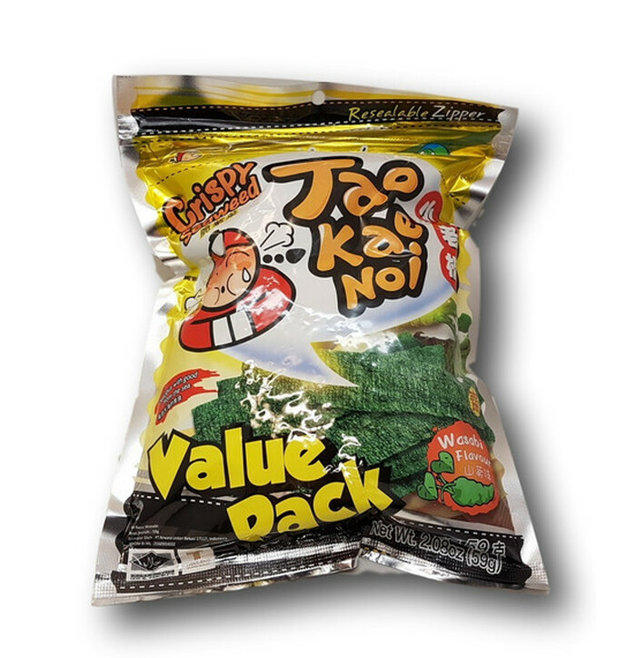 Tao Kae Noi Japanese Crispy Seaweed Wasabi 59 g image