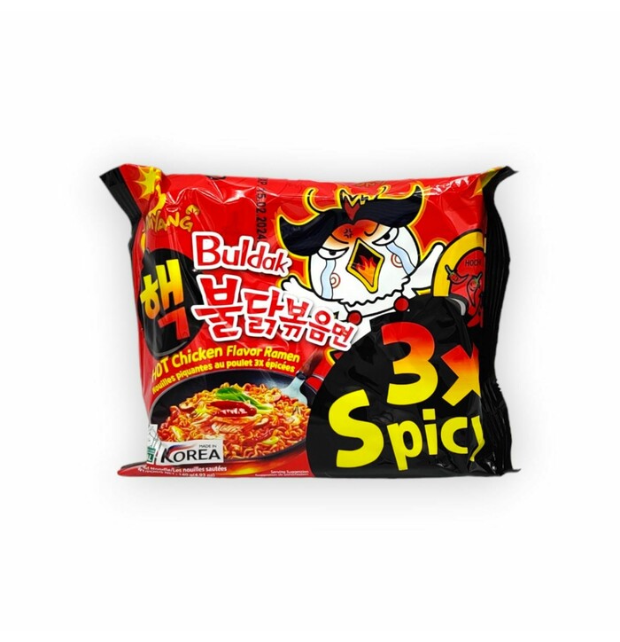 Samyang 3 x Tulinen kananuudelipata 140g kuva