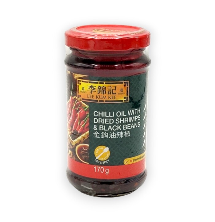 Lkk Shrimp-Black Bean Chili Oil  170g image