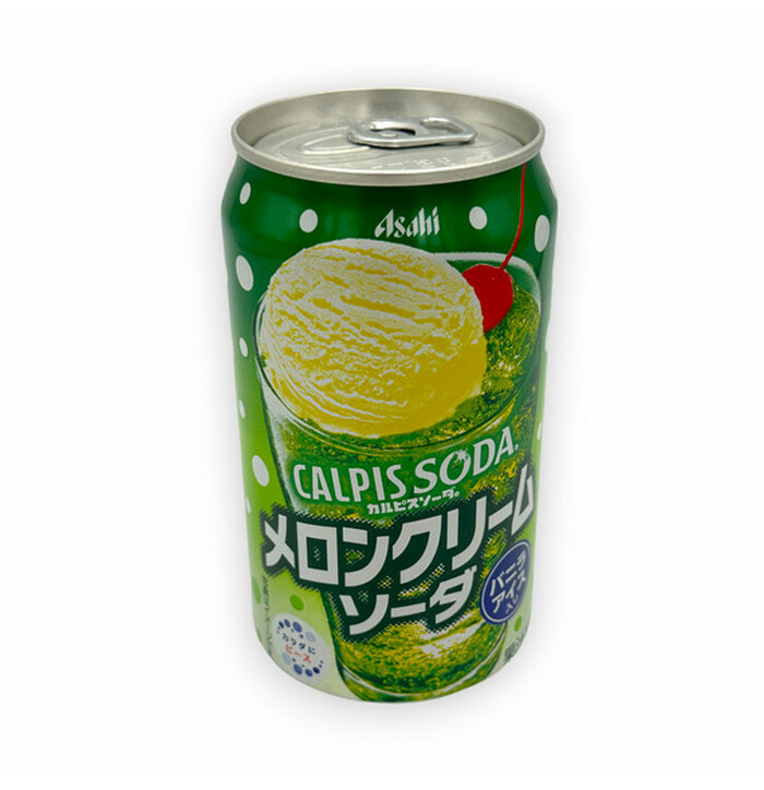 Asahi Calpis Soda Melon Cream Soda Can 350ml image